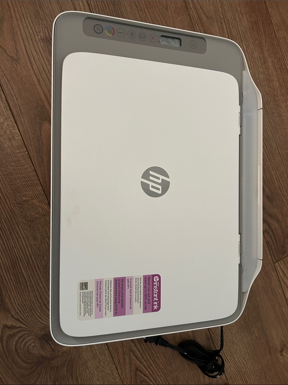 HP White and Gray All-in-One Inkjet Printer